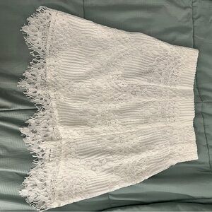 Anthropologie bridal skirt